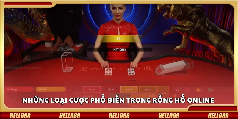 Những loại cược phổ biến trong Rồng Hổ online 